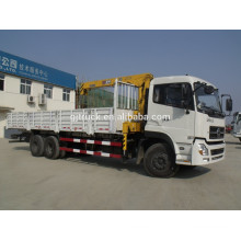 Le camion de cargaison de Dongfeng du camion 6X4 avec la grue de camion s&#39;est levée pour la grue de levage de 8-16T